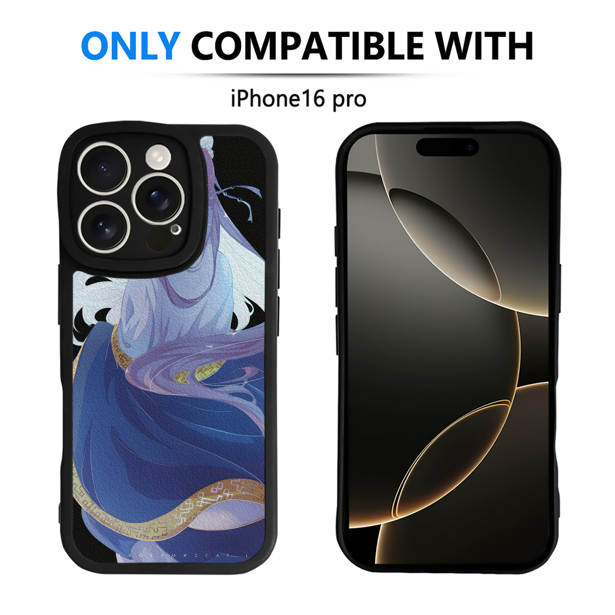（画像用） 薬屋のひとりごと The Apothecary Diaries 【iPhone 16シリーズ対応】シリコンスマホケース（レザー調） 材質：シリコン